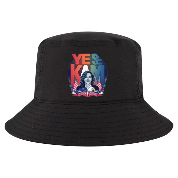 Yes We Kam Madam Harris Funny Cool Comfort Performance Bucket Hat