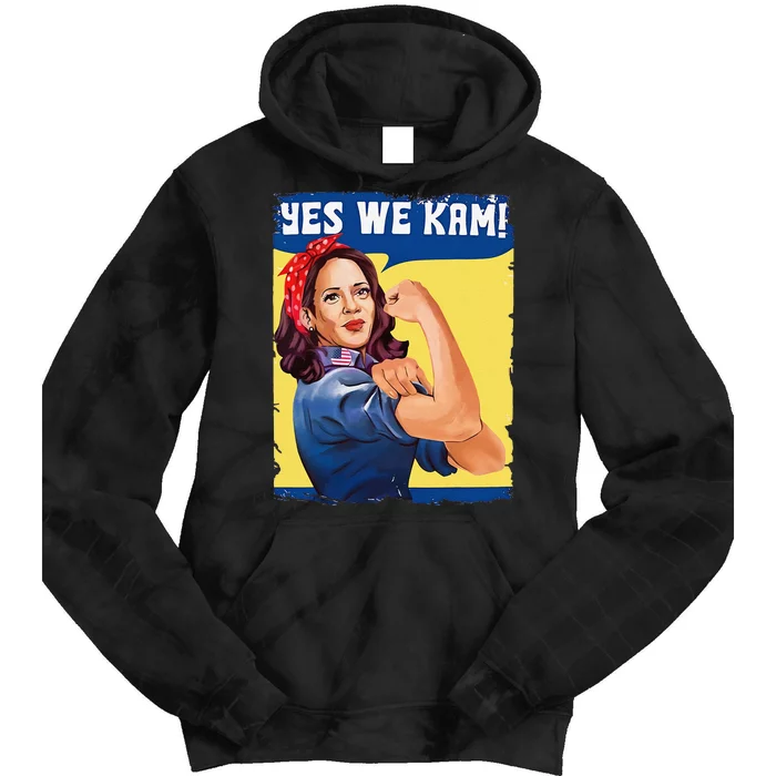 Yes We Kam Female President Gift Tie Dye Hoodie