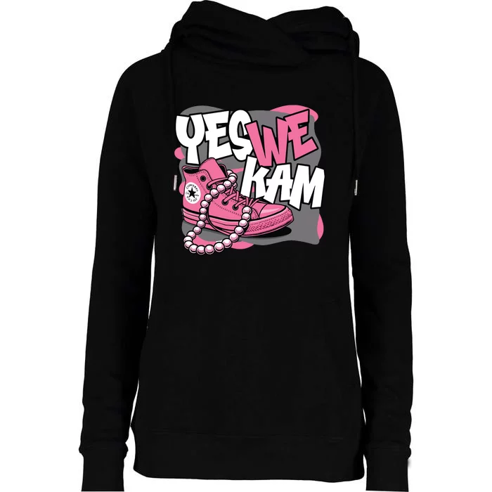 Yes We Kam Womens Funnel Neck Pullover Hood