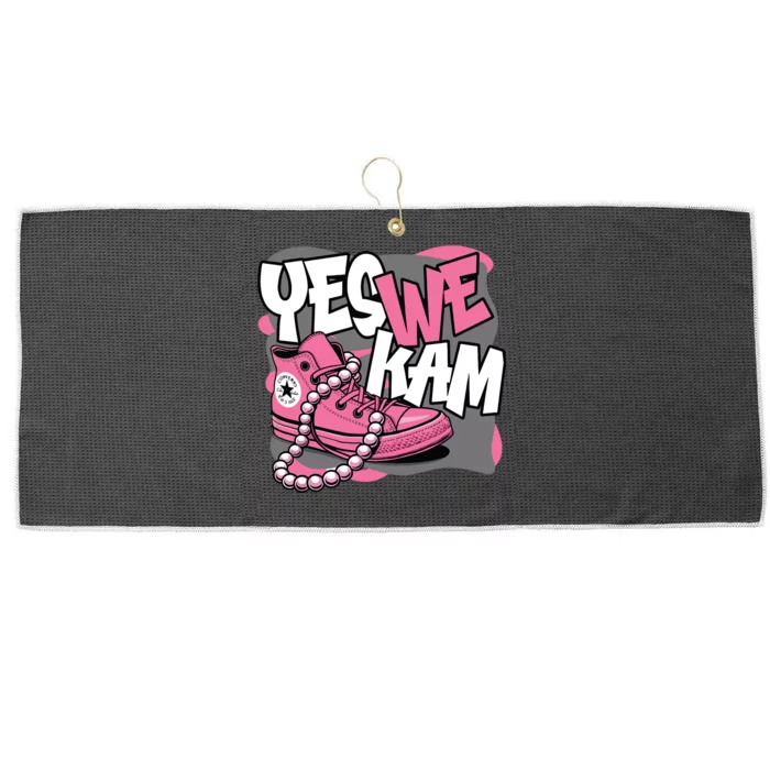 Yes We Kam Large Microfiber Waffle Golf Towel