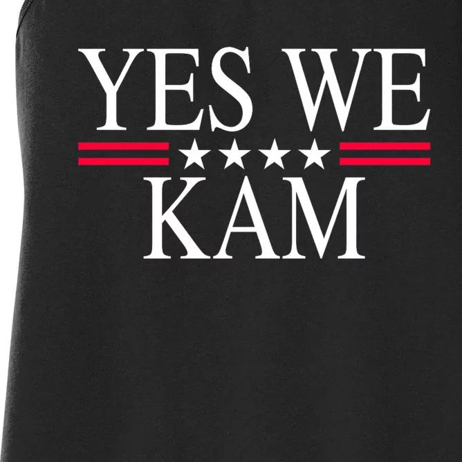 Yes We Kam Saying Quote Women's Racerback Tank