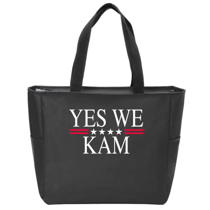 Yes We Kam Saying Quote Zip Tote Bag