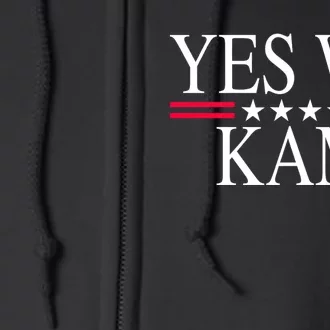 Yes We Kam Saying Quote Full Zip Hoodie