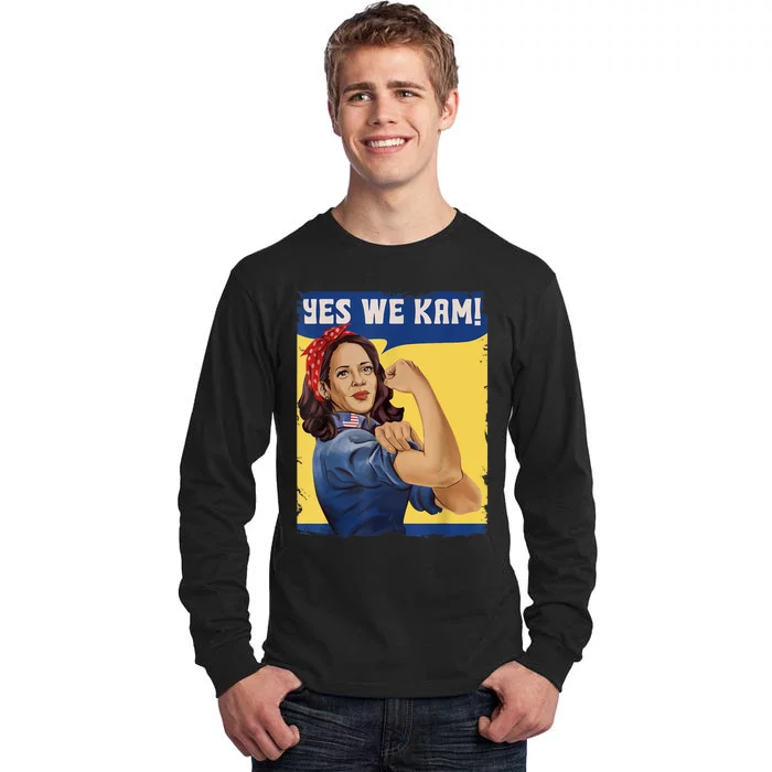 Yes We Kam Madam Harris Fun Tall Long Sleeve T-Shirt