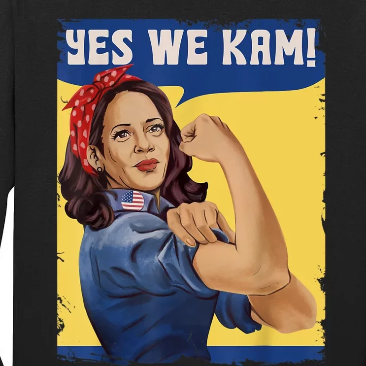 Yes We Kam Madam Harris Fun Tall Long Sleeve T-Shirt