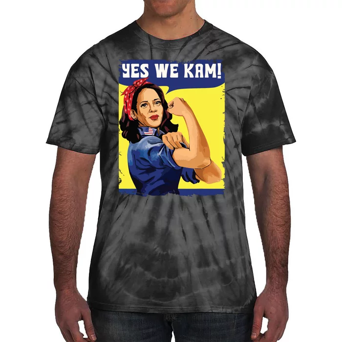 Yes We Kam Madam Harris Fun Tie-Dye T-Shirt