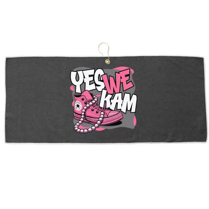 Yes We Kam Large Microfiber Waffle Golf Towel