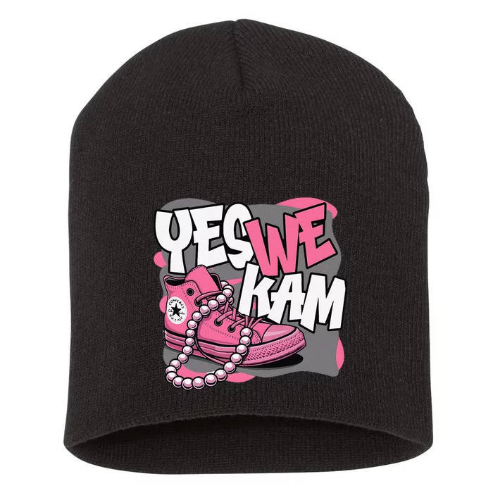 Yes We Kam Short Acrylic Beanie