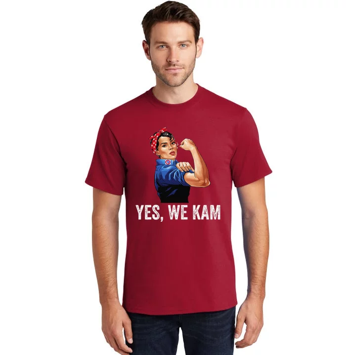 Yes We Kam 2024 Kamala Harris For President Elect Campaign Tall T-Shirt