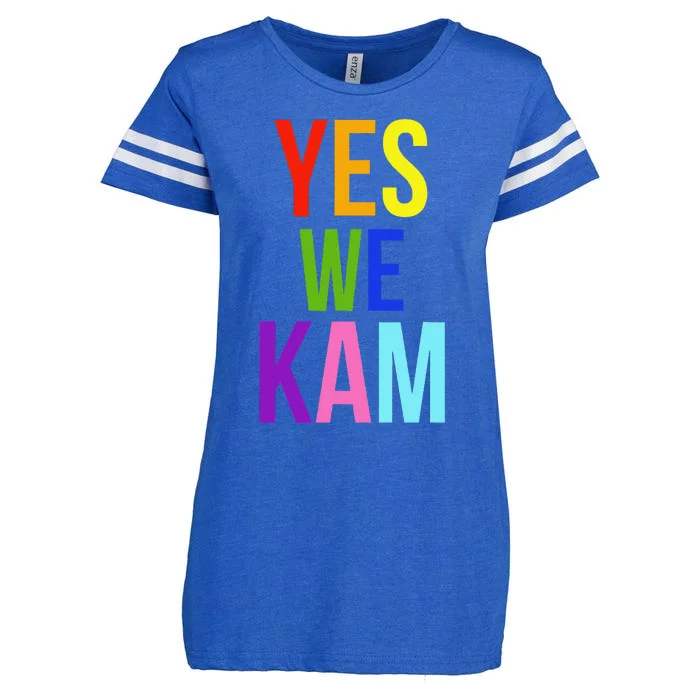 Yes We Kam Democrat Party Kamala Hariss Vote 2024 Enza Ladies Jersey Football T-Shirt