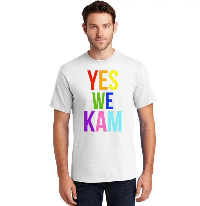 Yes We Kam Democrat Party Kamala Hariss Vote 2024 Tall T-Shirt