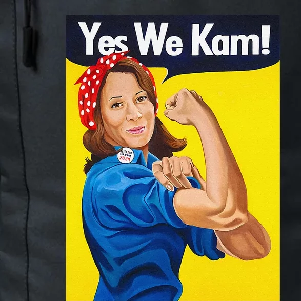 Yes We Kam Vote Madam Kamala Harris President Election Daily Commute Backpack