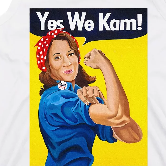 Yes We Kam Vote Madam Kamala Harris President Election Tank Top