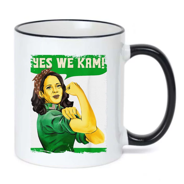 Yes We Kam Madam Harris Fun Black Color Changing Mug