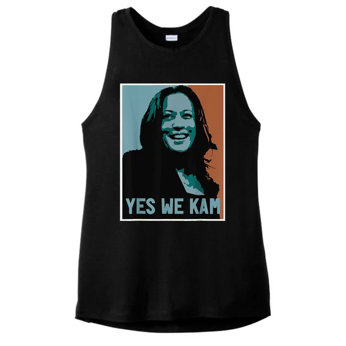 Yes We Kam Madam Harris Fun Ladies Tri-Blend Wicking Tank