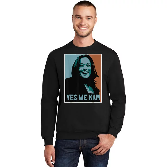 Yes We Kam Madam Harris Fun Tall Sweatshirt