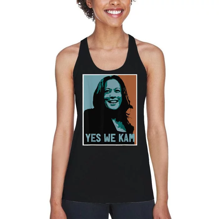 Yes We Kam Madam Harris Fun Women's Racerback Tank