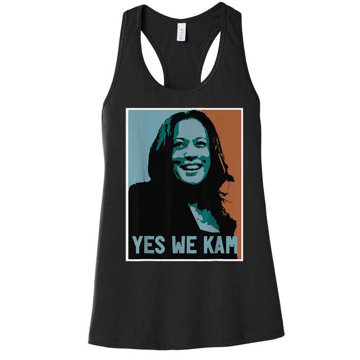 Yes We Kam Madam Harris Fun Women's Racerback Tank