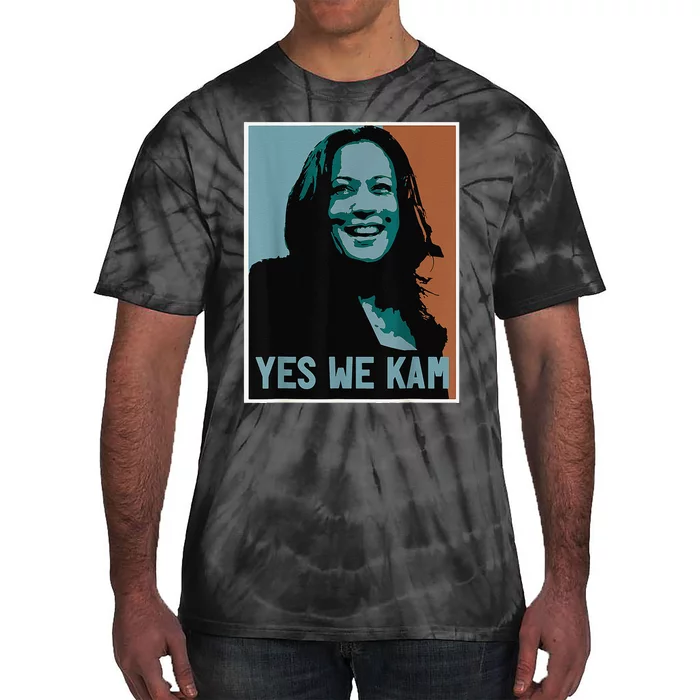 Yes We Kam Madam Harris Fun Tie-Dye T-Shirt