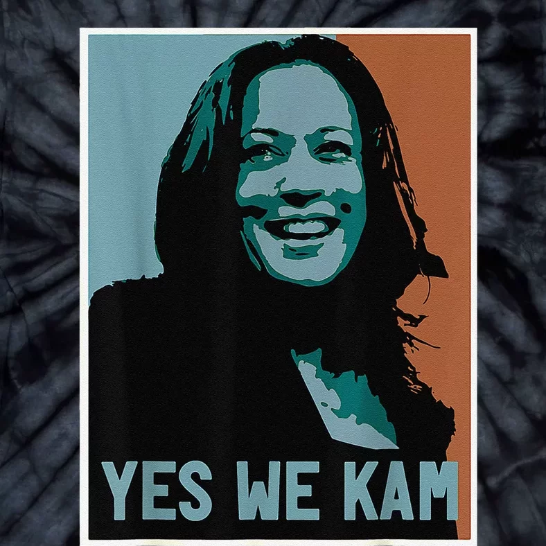 Yes We Kam Madam Harris Fun Tie-Dye T-Shirt