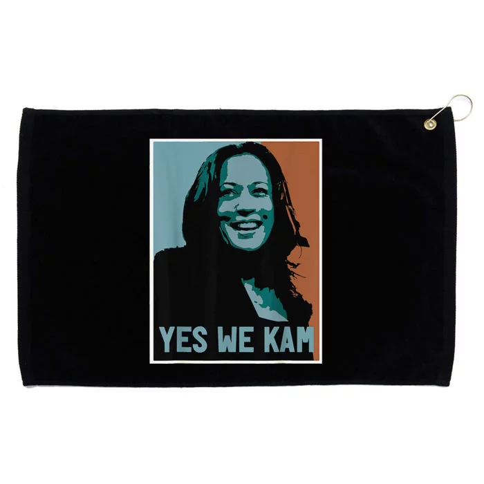 Yes We Kam Madam Harris Fun Grommeted Golf Towel