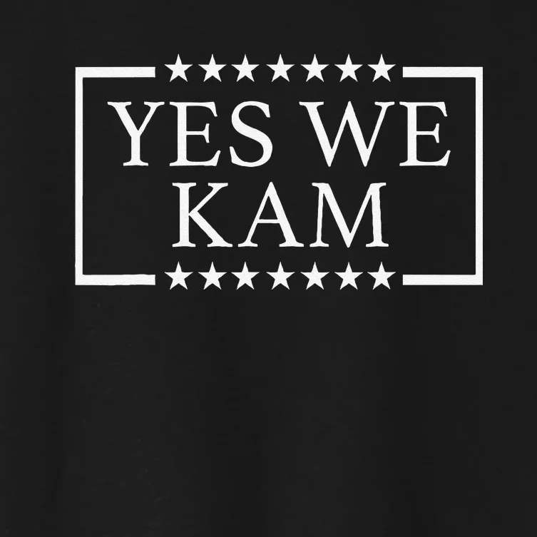 Yes We Kam Saying Quote Women's Crop Top Tee