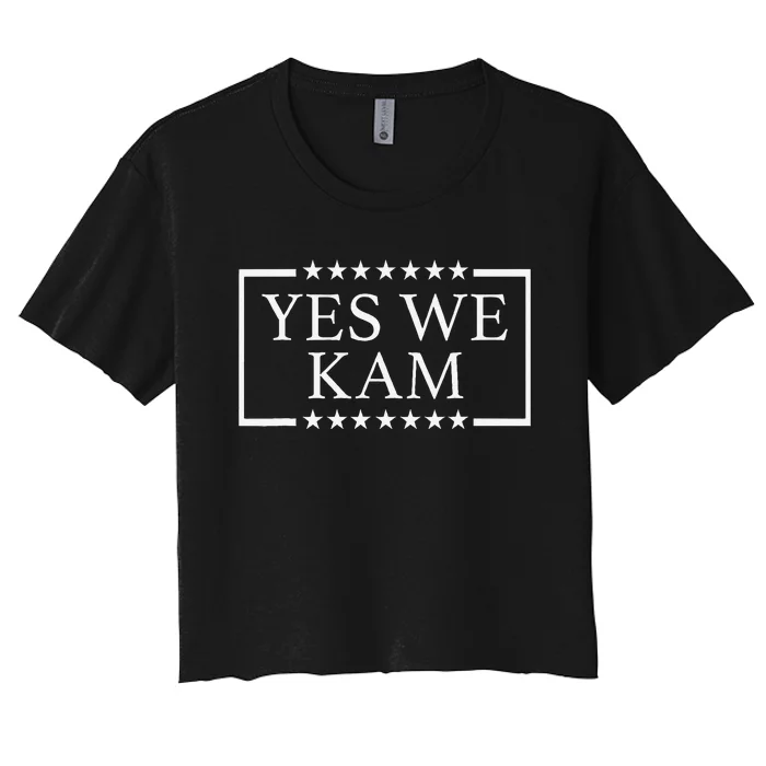 Yes We Kam Saying Quote Women's Crop Top Tee