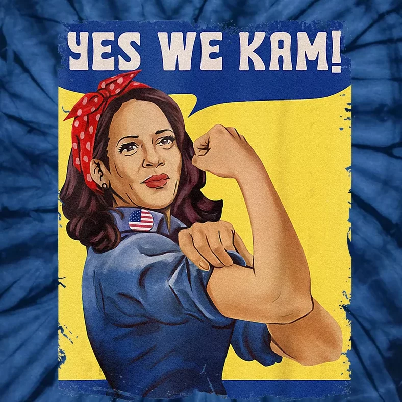 Yes We Kam Madam Harris Kamala Harris 2024 For President Tie-Dye T-Shirt