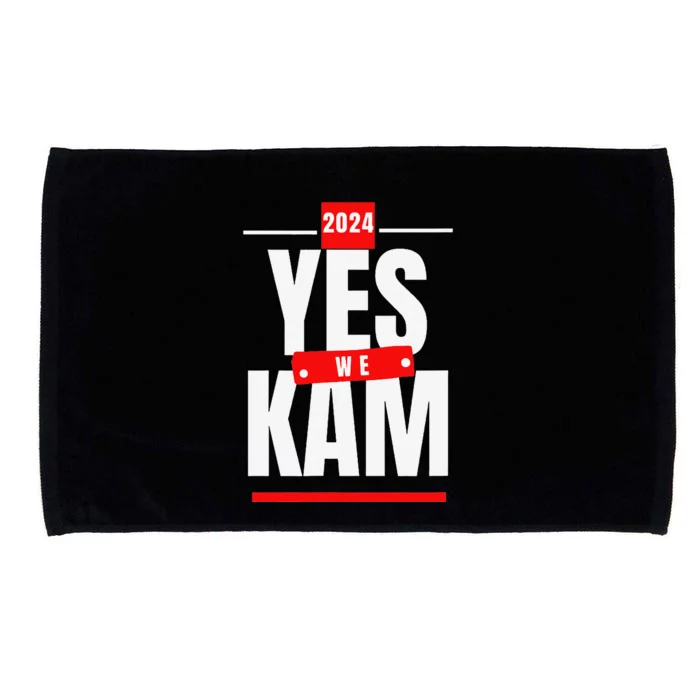 Yes We Kam! Vote Kamala Harris 2024 Microfiber Hand Towel