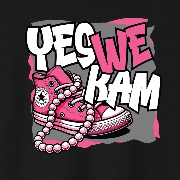 Yes We Kam Women's Crop Top Tee