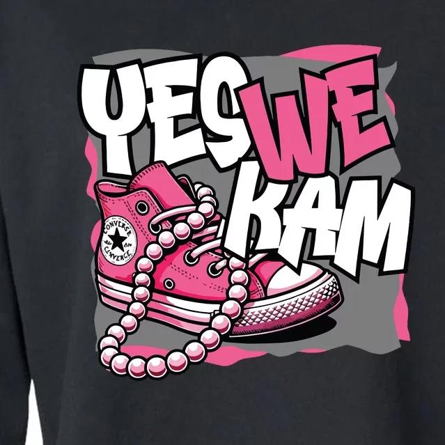 Yes We Kam Cropped Pullover Crew