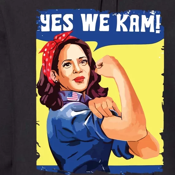 Yes We Kam Female President Premium Hoodie