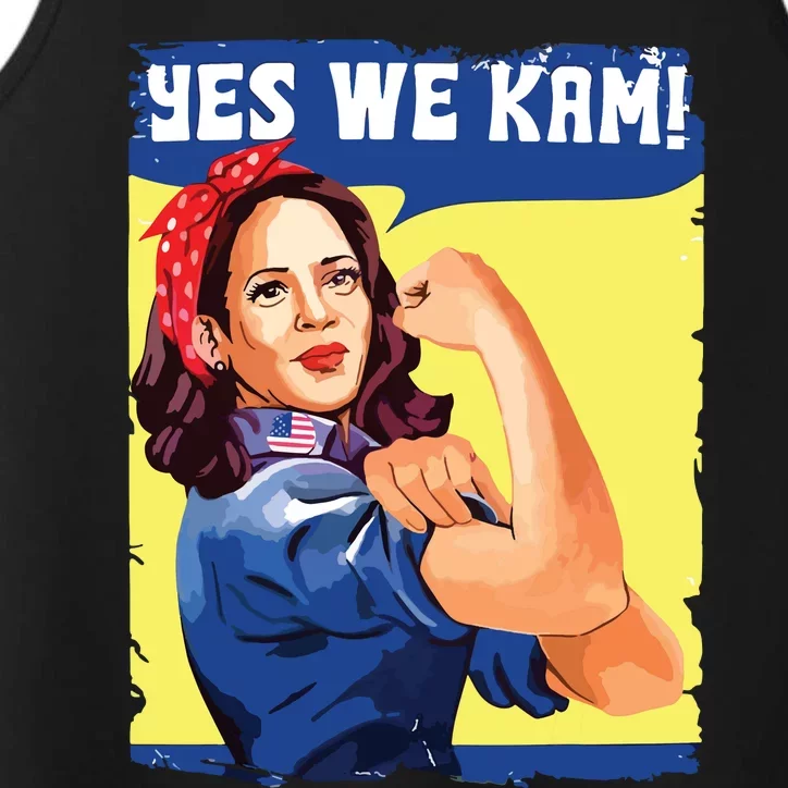 Yes We Kam Female President Performance Tank