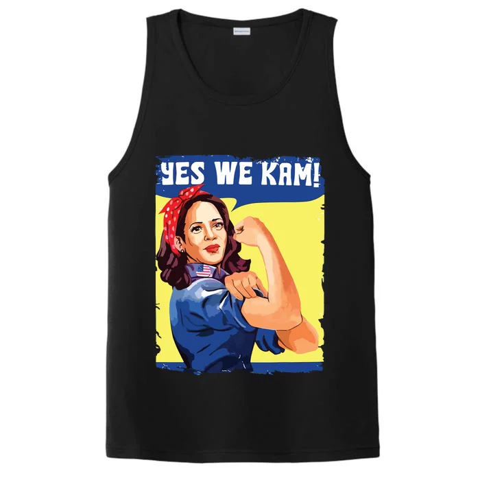 Yes We Kam Female President Performance Tank