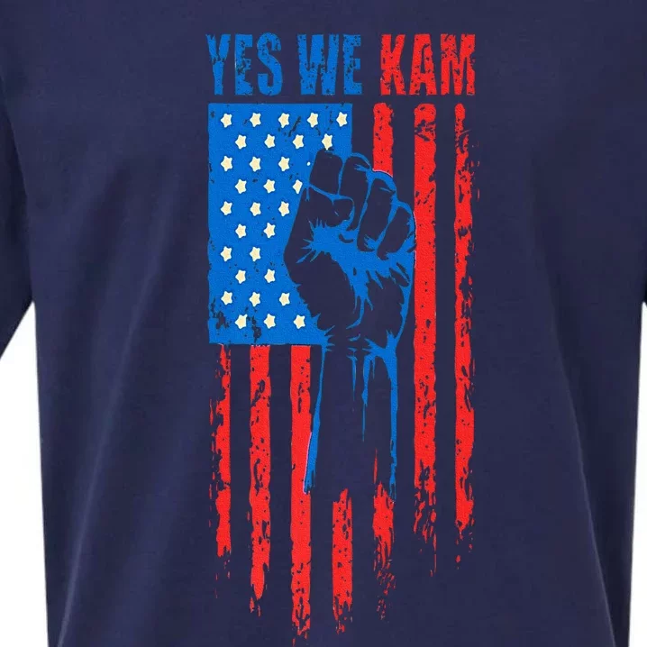 Yes We Kam Harris For President 2024 Political Election Premium Sueded Cloud Jersey T-Shirt