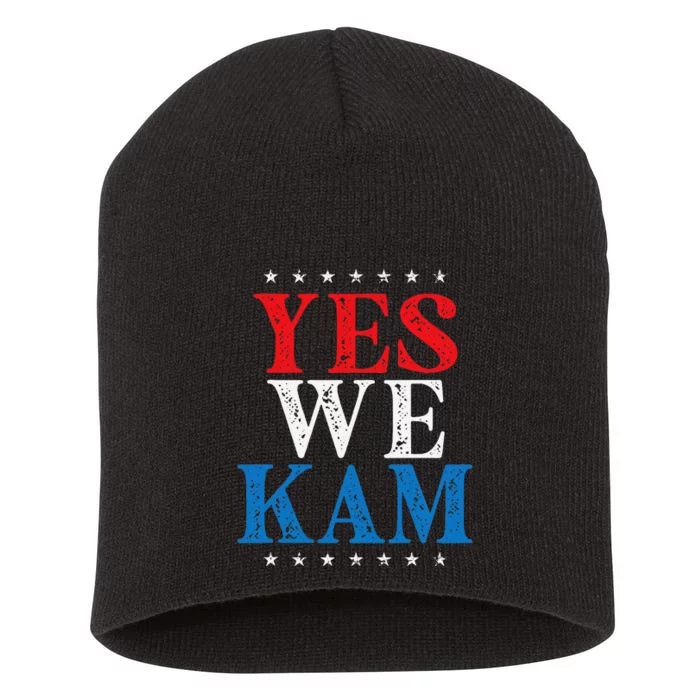 Yes We Kam Saying Quote Short Acrylic Beanie