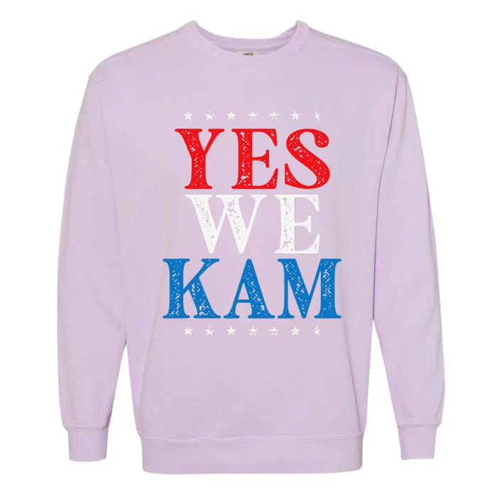 Yes We Kam Saying Quote Garment-Dyed Sweatshirt