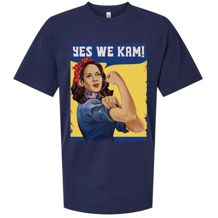 Yes We Kam Madam Harris Fun Sueded Cloud Jersey T-Shirt