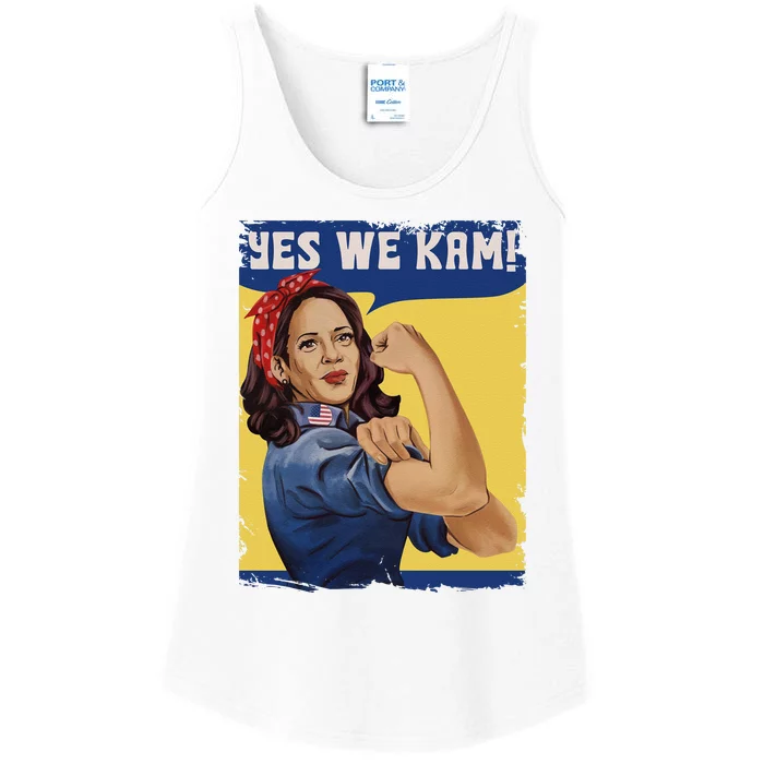 Yes We Kam Madam Harris Fun Ladies Essential Tank