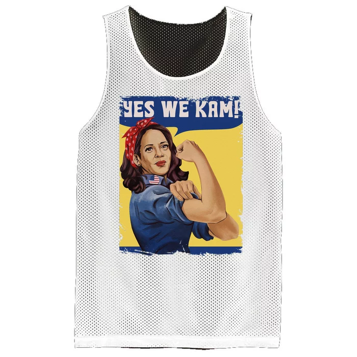 Yes We Kam Madam Harris Fun Mesh Reversible Basketball Jersey Tank