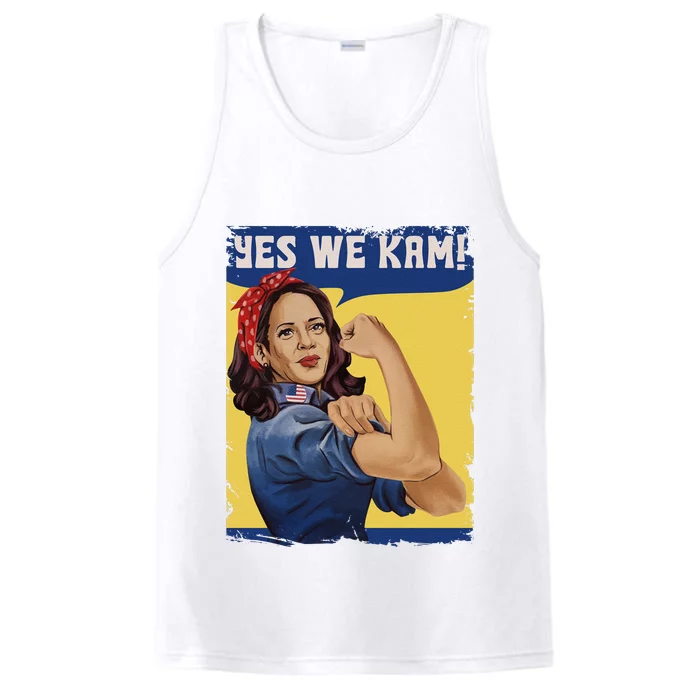 Yes We Kam Madam Harris Fun Performance Tank