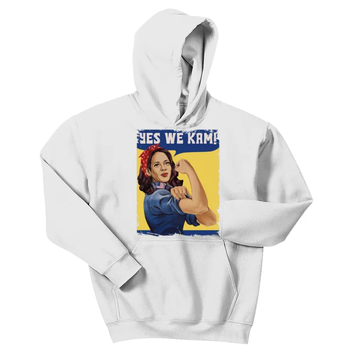 Yes We Kam Madam Harris Fun Kids Hoodie