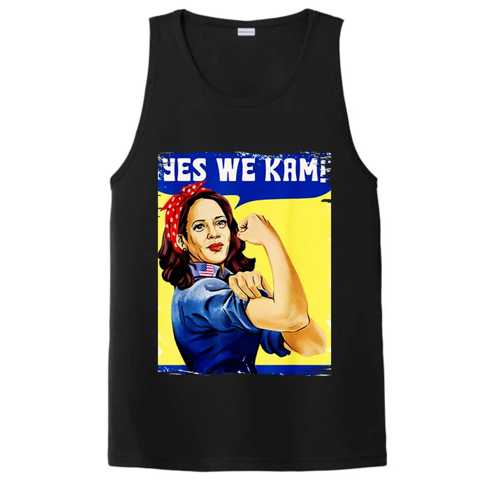 Yes We Kam Madam Harris Funny Performance Tank