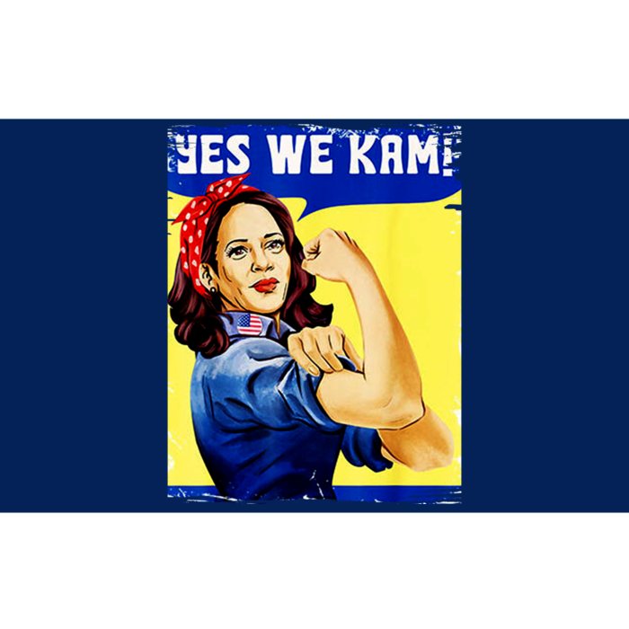 Yes We Kam Madam Harris Funny Bumper Sticker