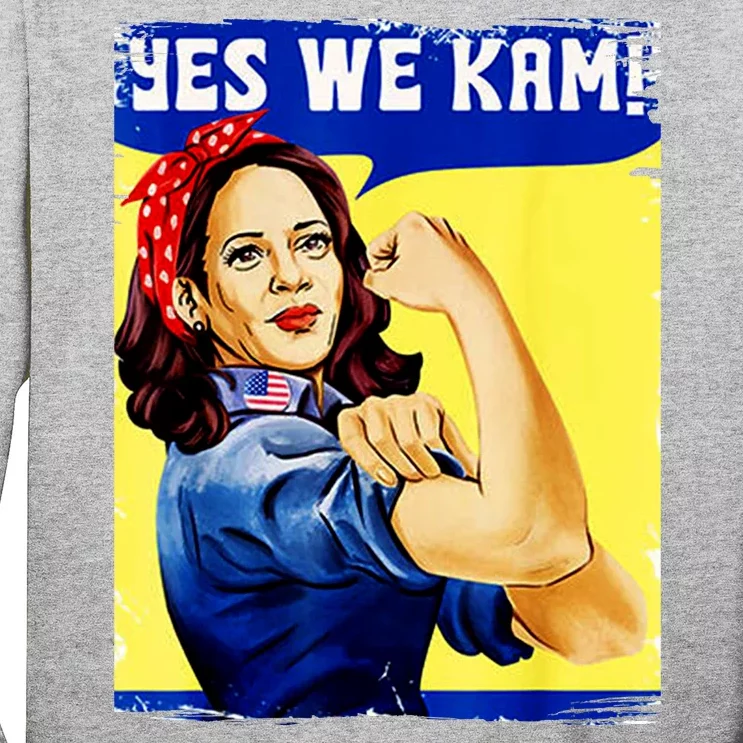 Yes We Kam Madam Harris Funny Long Sleeve Shirt