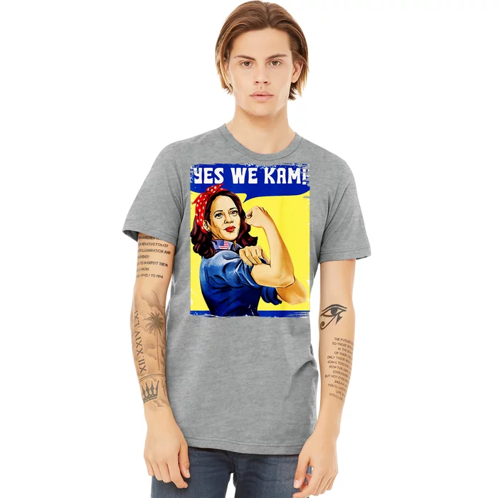 Yes We Kam Madam Harris Funny Premium T-Shirt