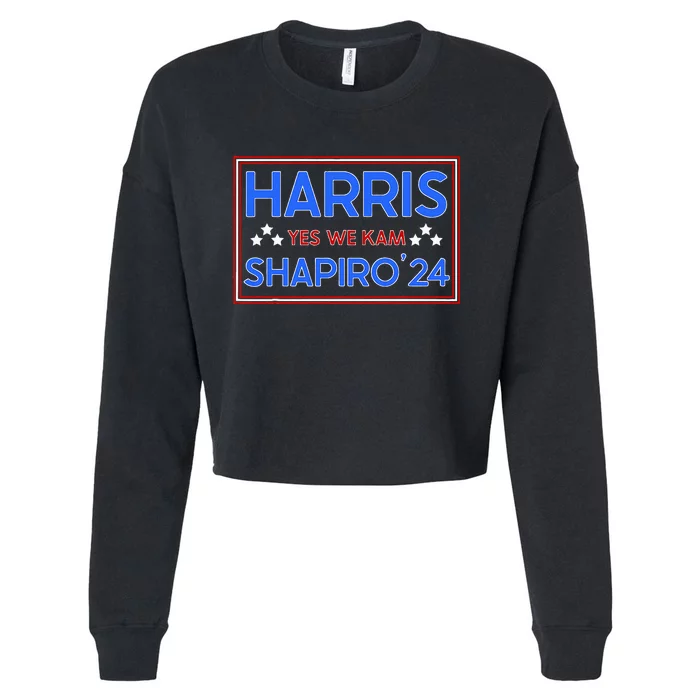 Yes We Kam Harris Shapiro 24 Cropped Pullover Crew