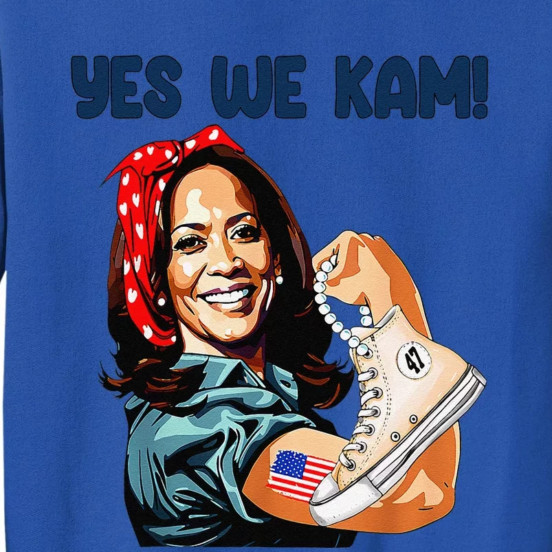 Yes We Kam Madam Harris Fun Chuck And Pearl Tall Sweatshirt