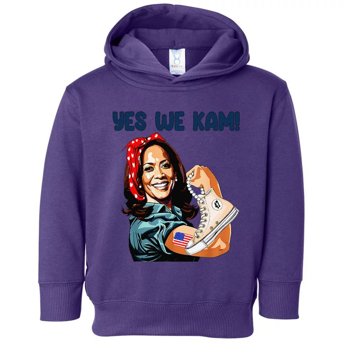 Yes We Kam Madam Harris Fun Chuck And Pearl Toddler Hoodie