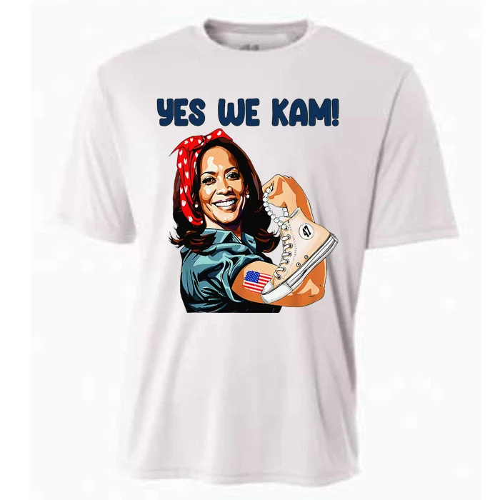 Yes We Kam Madam Harris Fun Chuck And Pearl Cooling Performance Crew T-Shirt